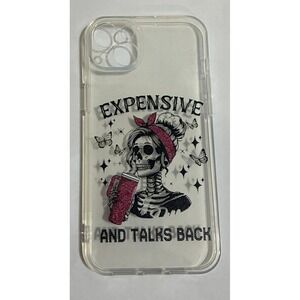 Unbranded IPhone 14 Plus Funny Clear Case ( NEW)
